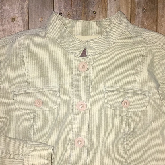 Calvin Klein soft sage green corduroy jacket - Picture 3 of 10
